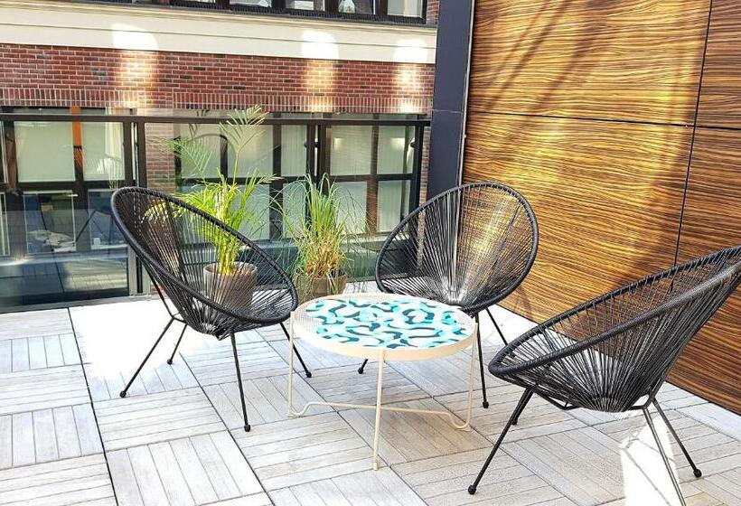 شقة غرفة واحدة مزودة بتراس, Aparthotel Pawia Deluxe