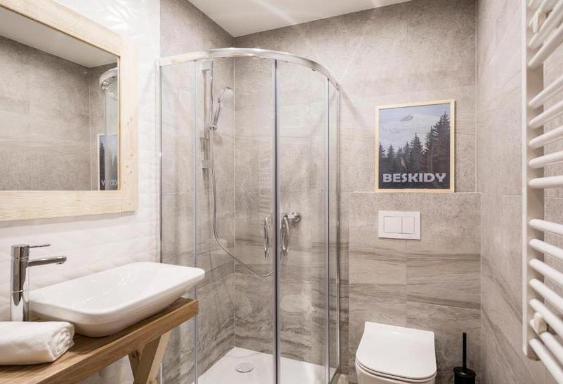 اتاق استاندارد با بالکن, Villa Górska Ski & Bike