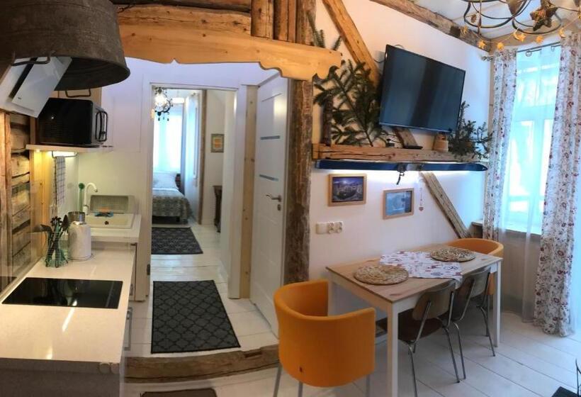 شقة غرفة نوم واحدة مزودة بشُرفة, Willa Jasna Apartamenty Centrum Zakopane