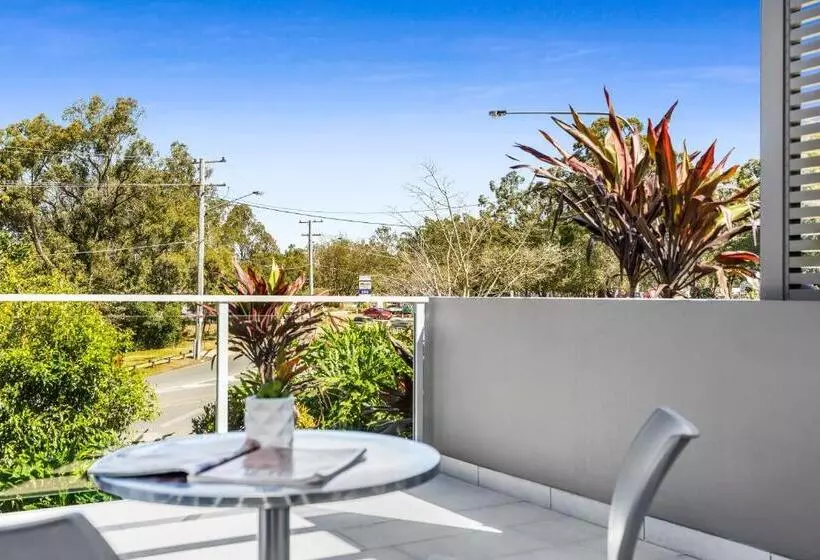 キングサイドベッドのスタンダードワンルーム, Essence Apartments Chermside