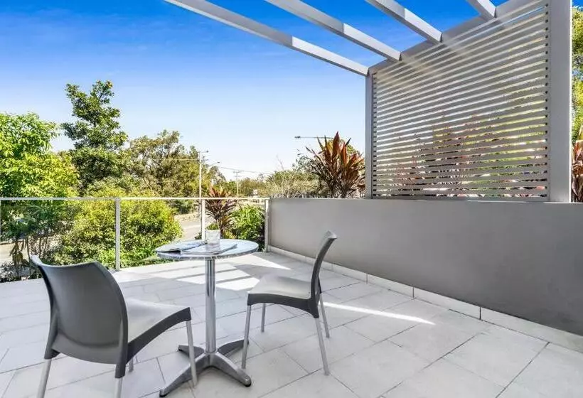 キングサイドベッドのスタンダードワンルーム, Essence Apartments Chermside
