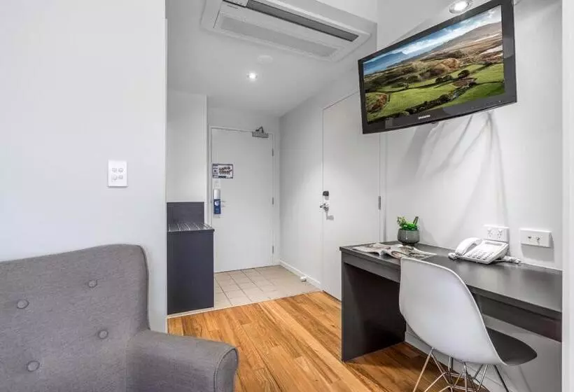 キングサイドベッドのスタンダードワンルーム, Essence Apartments Chermside