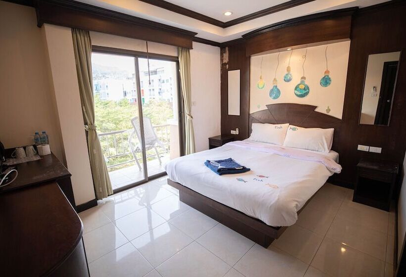 غرفة ديلوكس مزودة بشرفة, Fish And Summer House