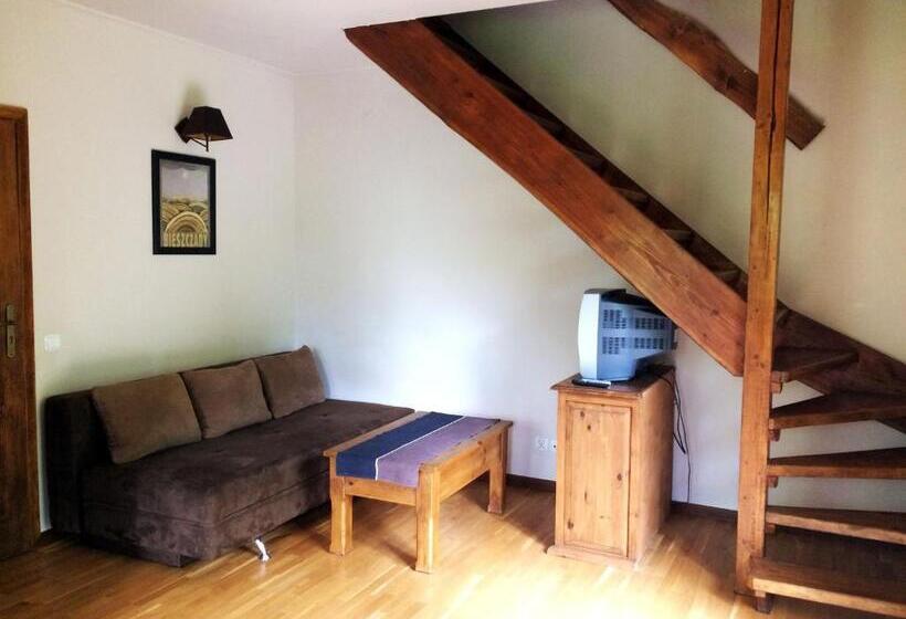 جناح مزود بتراس, Modryna   Modrzewiowy Dom