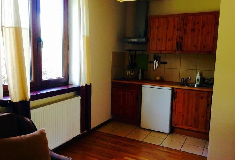 جناح مزود بتراس, Modryna   Modrzewiowy Dom