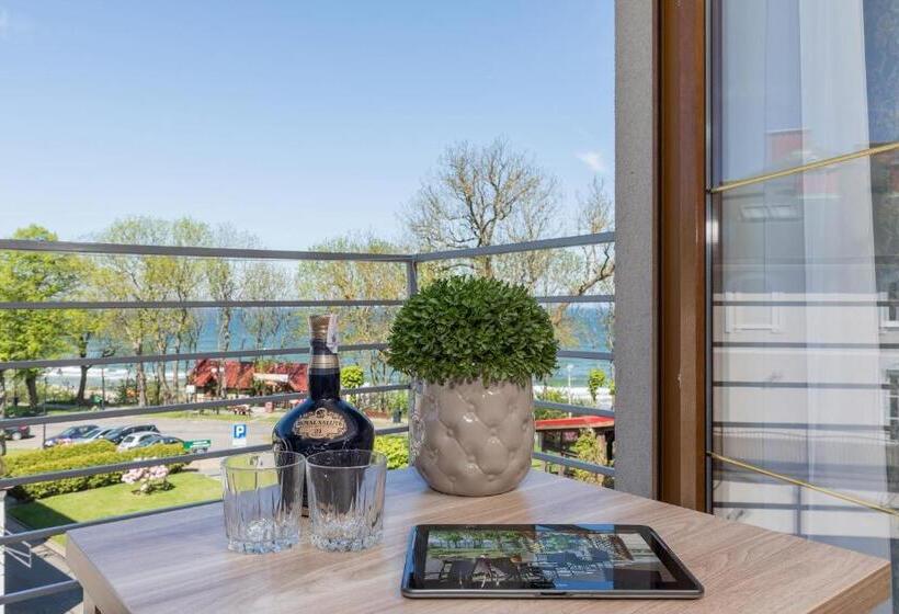 海景标准间带阳台, Nawigator Spa