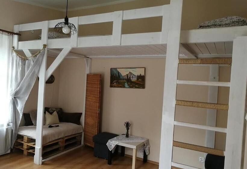 חדר לארבעה סטנדרטי עם מרפסת, Agroturystyka  żabi Dołek