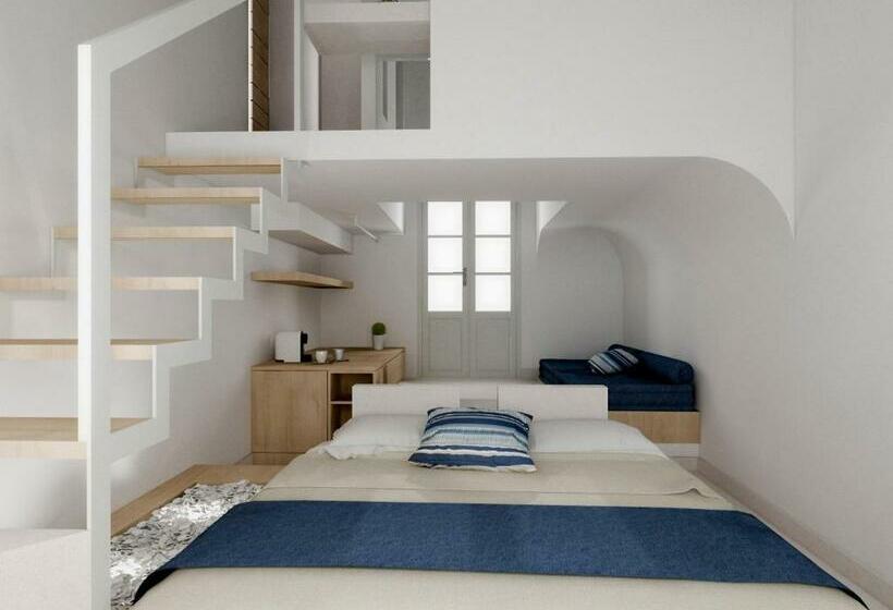 带按摩浴盆的套房, Muses Cycladic Suites