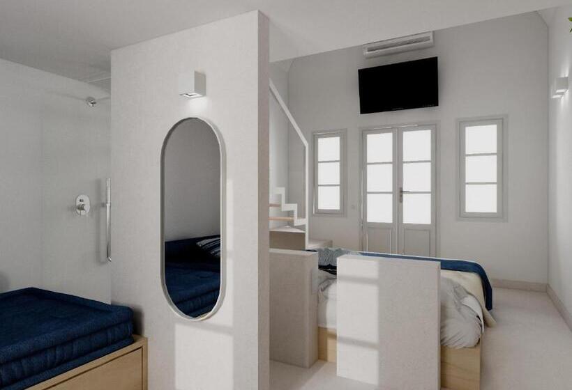 سوئیت با چشم‌انداز دریا و هیدروماساژ, Muses Cycladic Suites