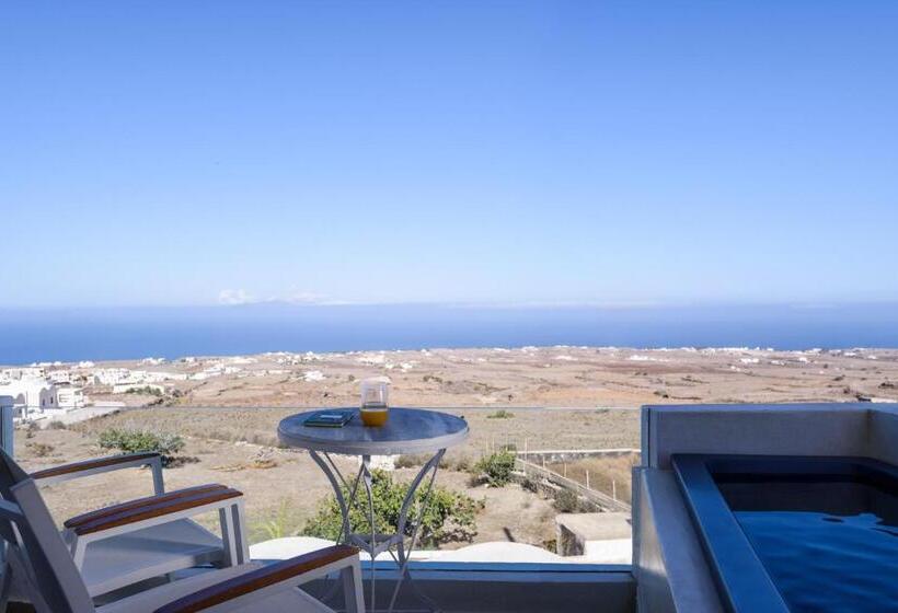 带按摩浴缸和海景的套房, Muses Cycladic Suites