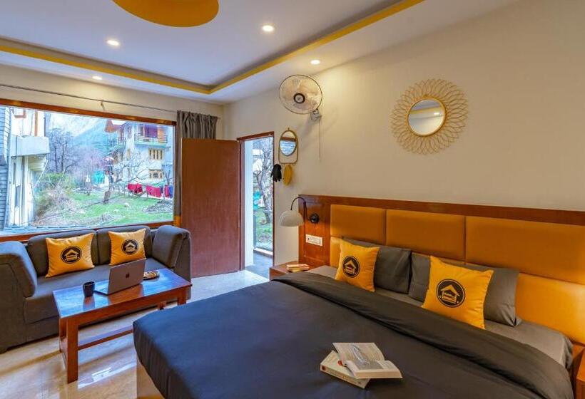 Номер Deluxe с Балконом, The Hosteller Kasol, Parvati Valley