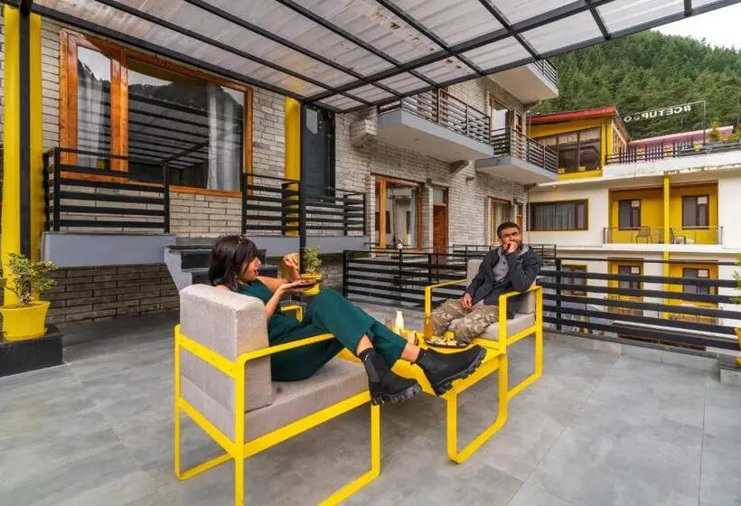 テラス付きデラックスルーム, The Hosteller Kasol, Parvati Valley