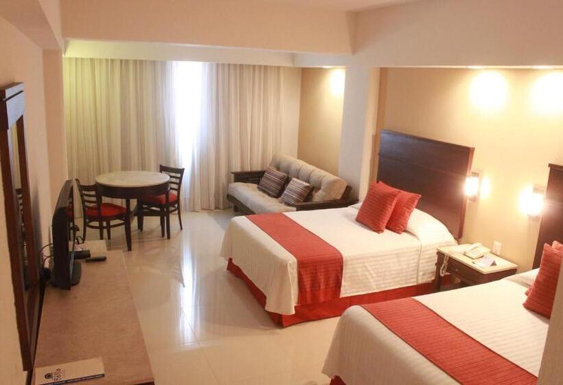 غرفه قياسيه سريرين مزدوجين, Bello Veracruz