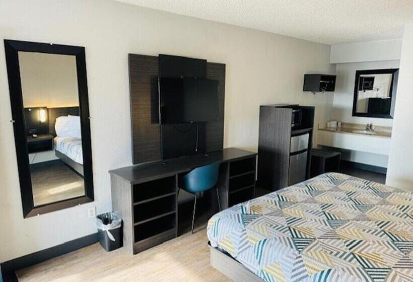 חדר סטנדרט עם מיטת קינג, Motel 6 Cedar Rapids, Ia