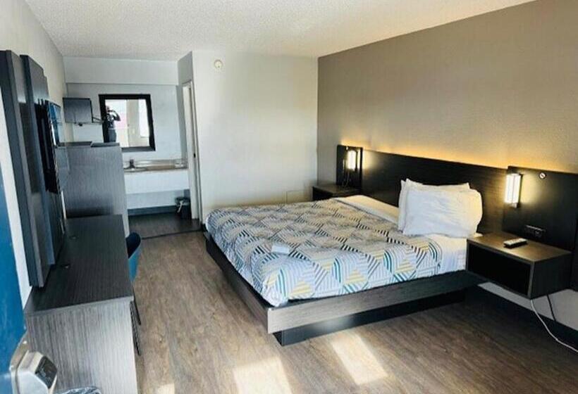 חדר סטנדרט עם מיטת קינג, Motel 6 Cedar Rapids, Ia