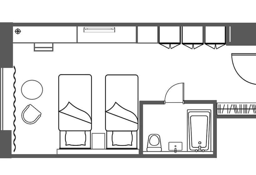 标准工作室, Citadines Harbour Front Yokohama