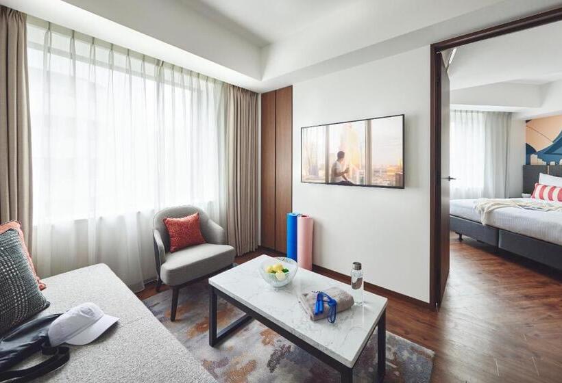 Апартаменты Deluxe 1 Спальня, Citadines Harbour Front Yokohama