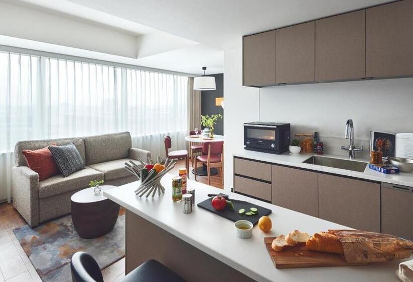 带2个卧室的公寓, Citadines Harbour Front Yokohama