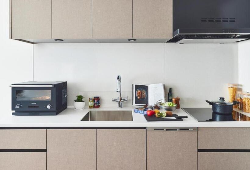 带2个卧室的公寓, Citadines Harbour Front Yokohama