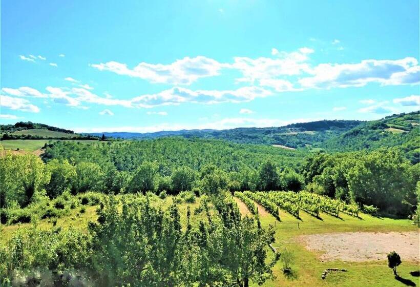 Дом 1 Спальня, Large Farmhouse In Umbria  Swimming Pool  Cinema Room  Transparent Geodesic Dome