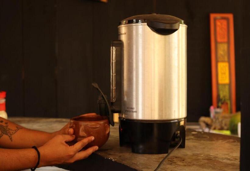 Кровать в Общей Комнате, Maracuyá Hostal Zipolite   Coworking Space