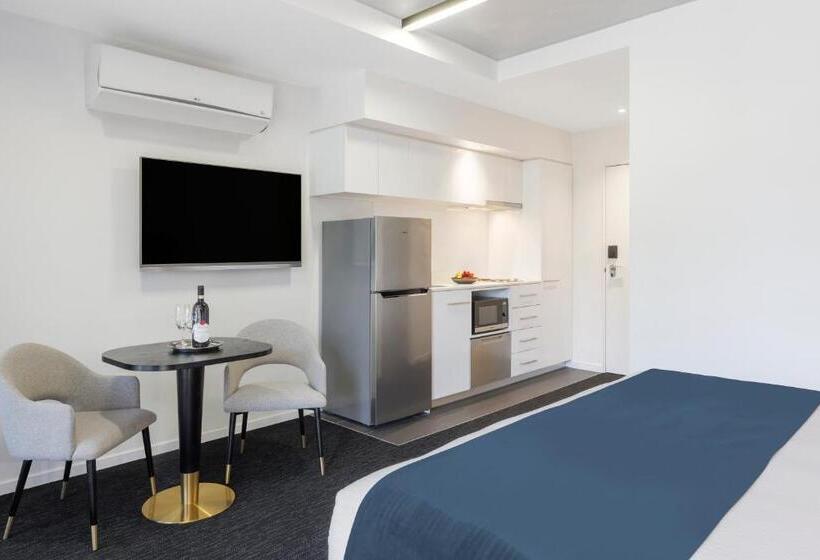 إستديو قياسى مزود بشرفة, Oaks Melbourne St Kilda Road