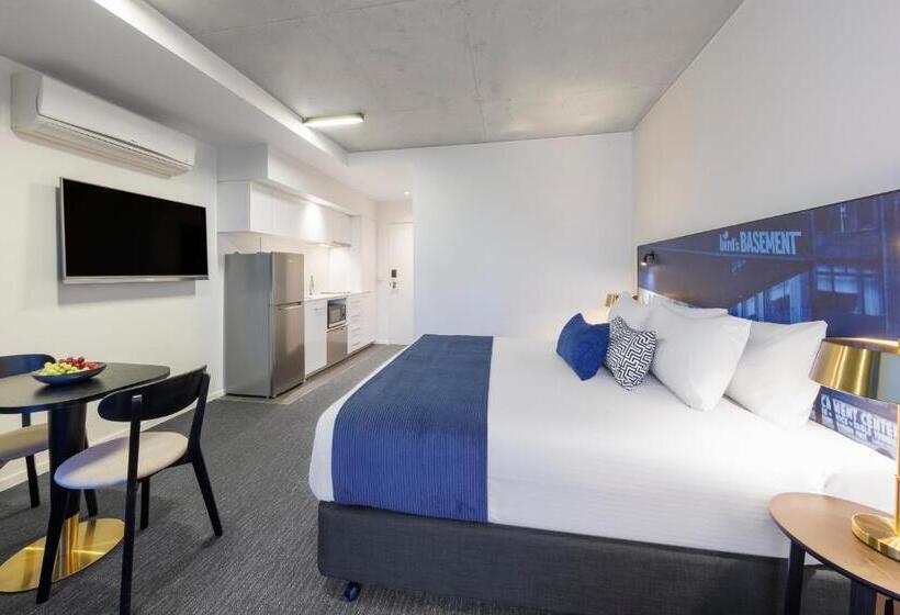 إستديو قياسى مزود بشرفة, Oaks Melbourne St Kilda Road