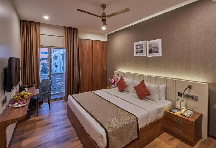 غرفة ديلوكس سرير كينج, Regenta Inn Grandorr, Mahadevapura