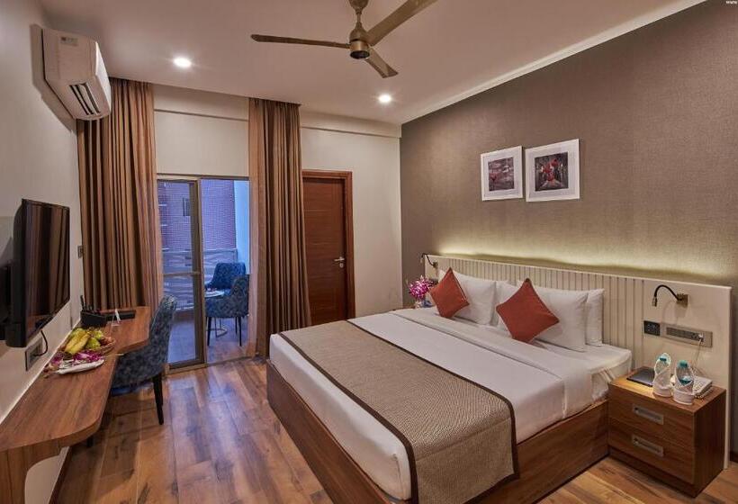 스탠다드 룸 킹사이즈 침대, Regenta Inn Grandorr, Mahadevapura