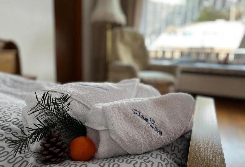 חדר לארבעה סטנדרטי עם מרפסת, Casa Ema Austria