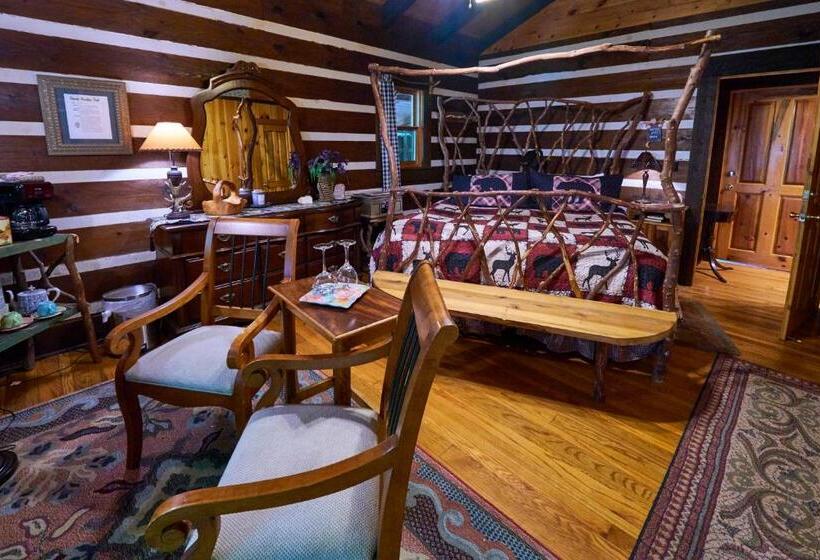 غرفة ديلوكس سرير كينج, Creekwalk Inn Bed And Breakfast With Cabins