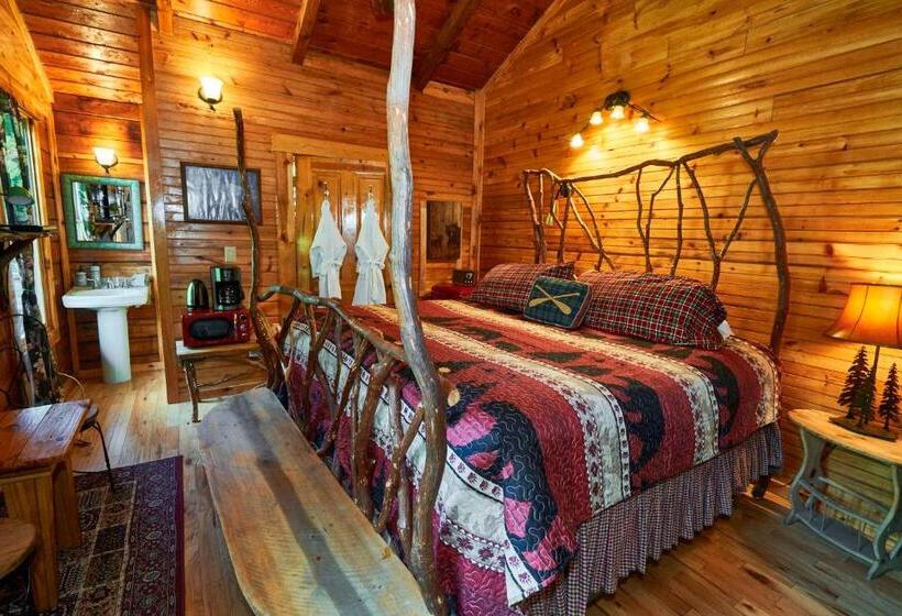 غرفة قياسية سرير كينج, Creekwalk Inn Bed And Breakfast With Cabins