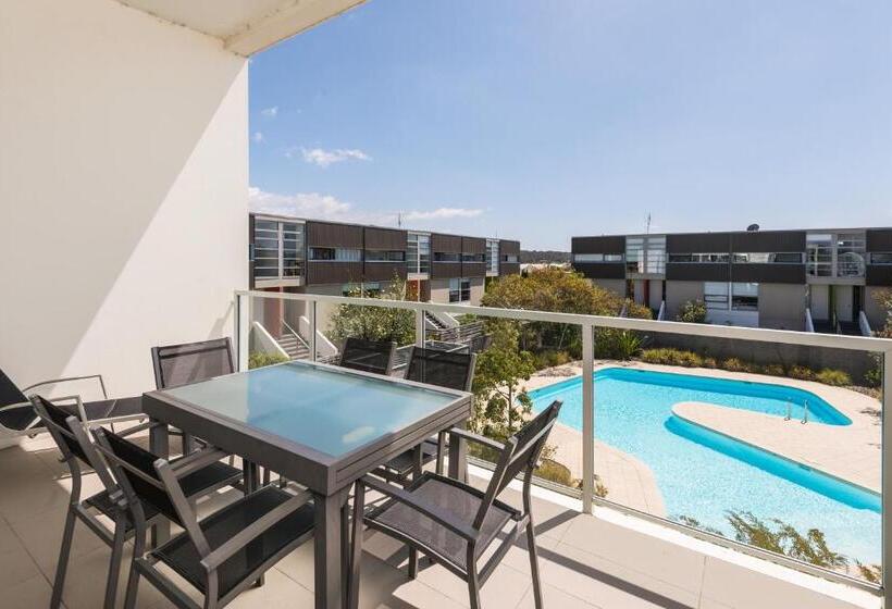 דירת 2 חדרי שינה עם נוף לבריכה, Coast Resort Merimbula