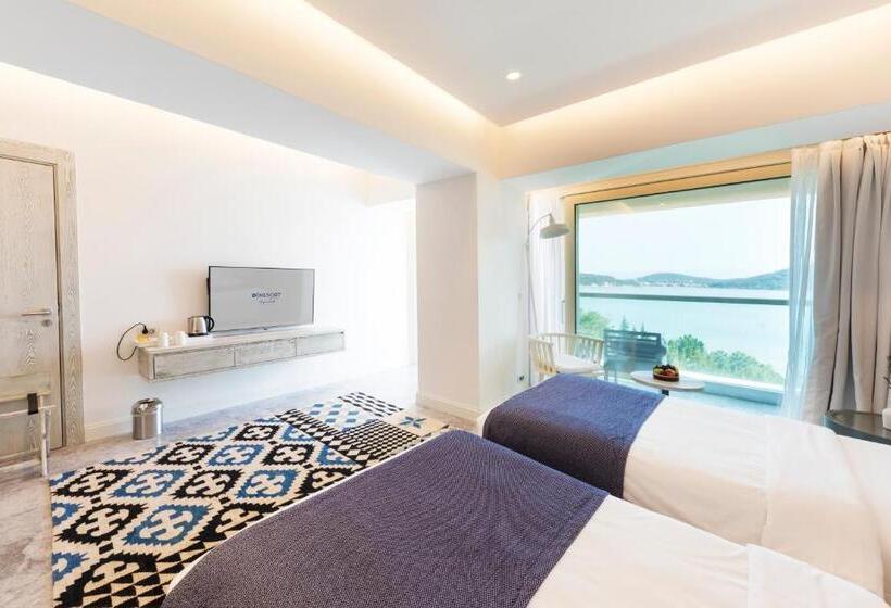수피리어 룸 측면 바다 전망, D Resort Ayvalık