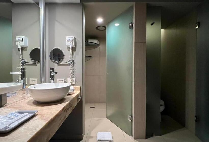 キングサイズベッドのスタンダードルーム, Ramada By Wyndham Mexico City Santa Fe