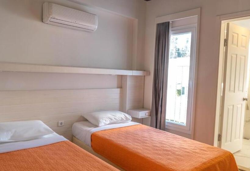 Апартаменты 1 Спальня Вид на Бассейн, Muskebi Apart Otel