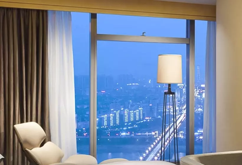 ダブルベッドスタンダードルーム, Hilton Zhuzhou