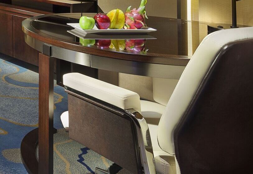 غرفة قياسية سرير مزدوج, Hilton Zhuzhou