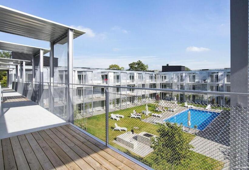 Апартаменты 1 Спальня Вид на Бассейн, Kolgården   Visby Lägenhetshotell