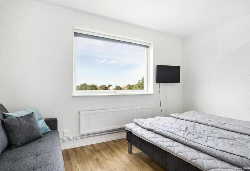آپارتمان 1 خوابه با چشمانداز استخر, Kolgården Visby Lägenhetshotell