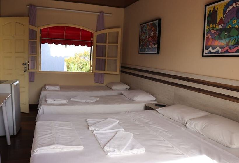 اتاق استاندارد چهار تخته, Pousada Portal Do Mar