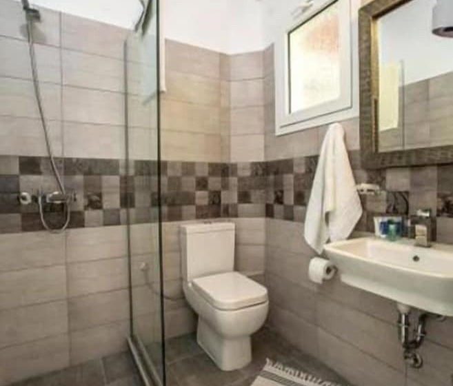 带泳池观景的豪华房, Vassilis Guest House