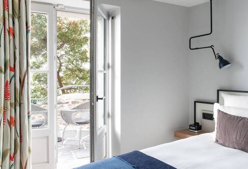 חדר דלוקס עם מרפסת נוף לים, Castelbrac Hotel & Spa