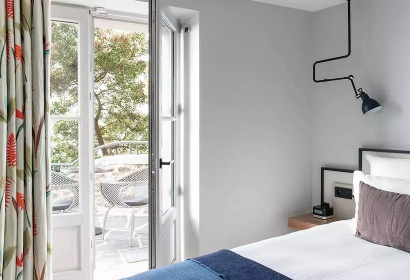 オーシャンビューデラックスルームバルコニー付き, Castelbrac Hotel & Spa
