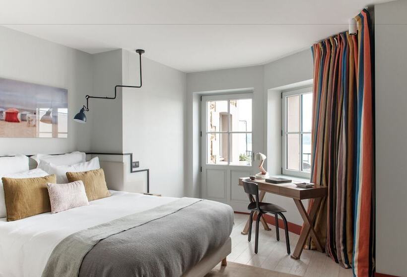 חדר דלוקס עם מרפסת נוף לים, Castelbrac Hotel & Spa