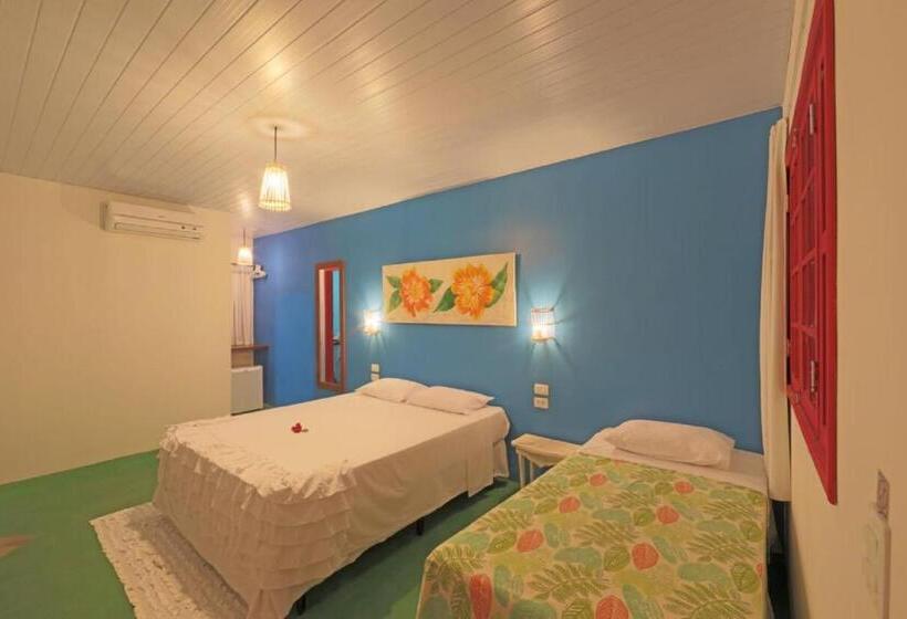 家庭间侧面带海景, Pousada Xalés De Maracaípe