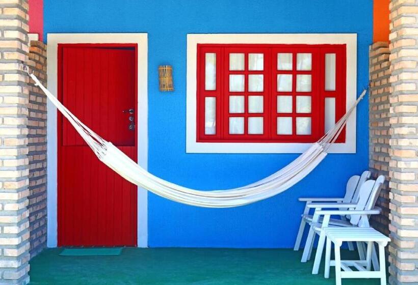 家庭间侧面带海景, Pousada Xalés De Maracaípe