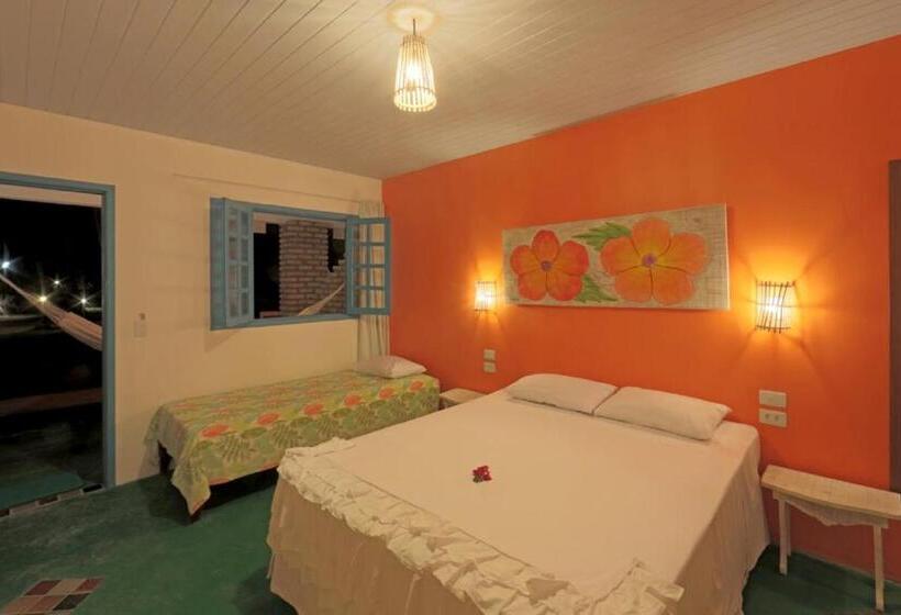 家庭间侧面带海景, Pousada Xalés De Maracaípe