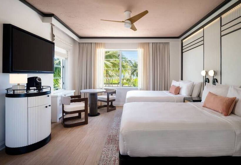 غرفه قياسيه سريرين مزدوجين, Eurostars Winter Haven Miami Beach