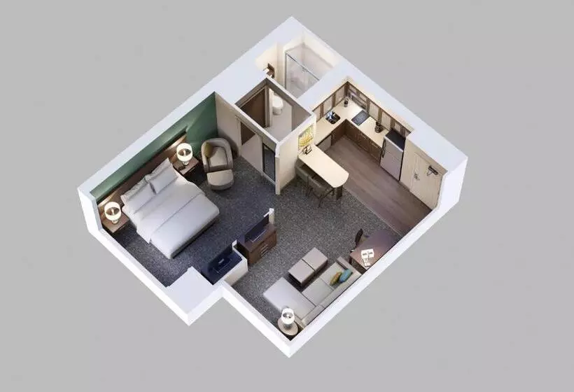 キングサイズベッドのスイートルーム, Staybridge Suites Merrillville, An Ihg